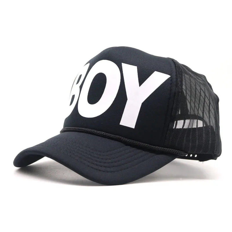 Black BOY Net Cap