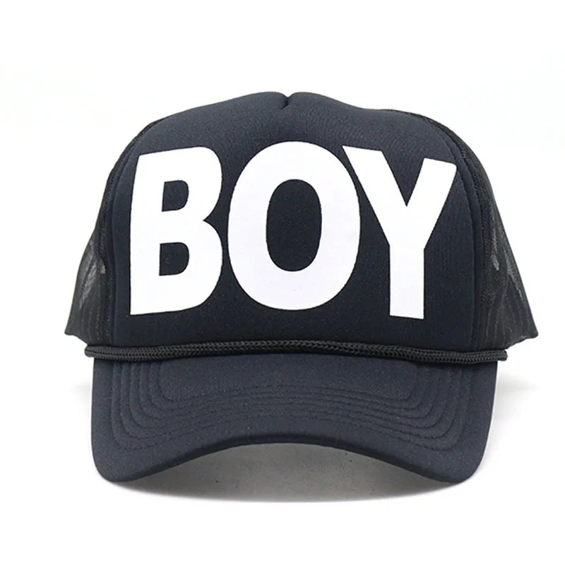 Black BOY Net Cap