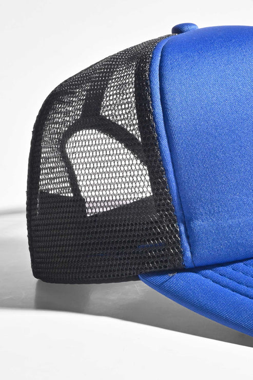 Blue A Net Cap