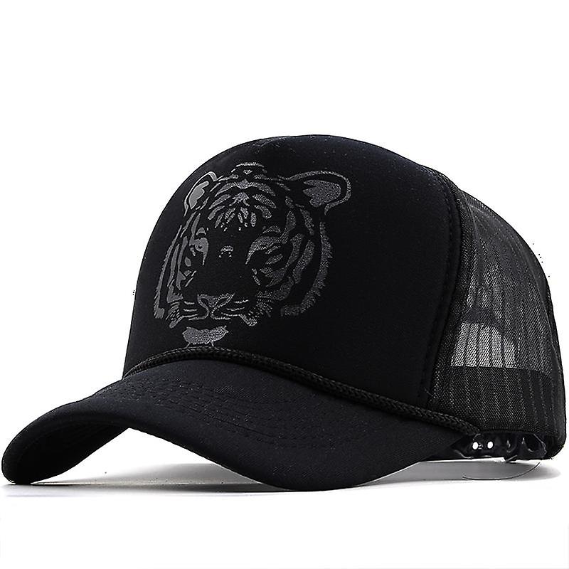 DOUBLE BLACK LION NET CAP