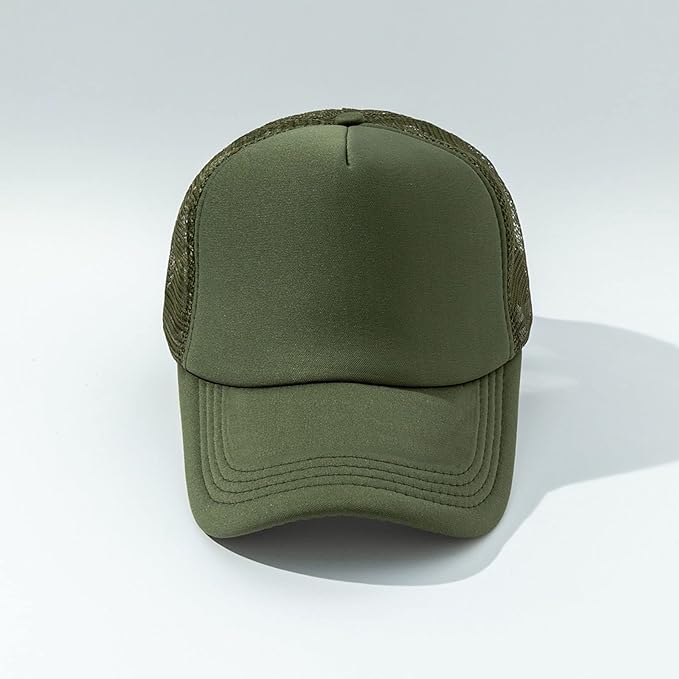 Olive Green Net Cap