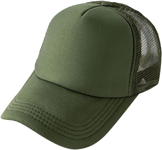 Olive Green Net Cap