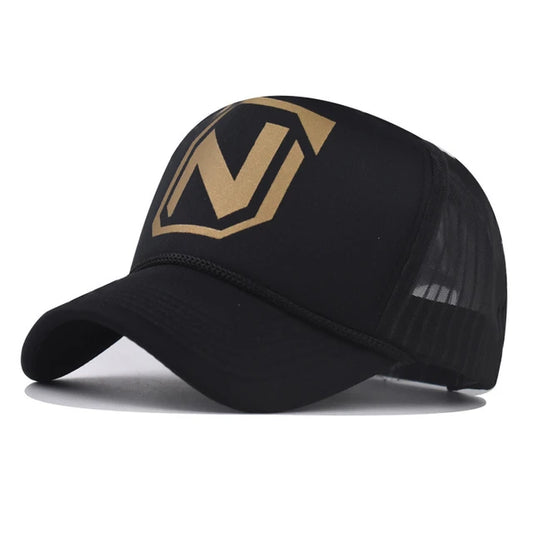 N Black Net Cap