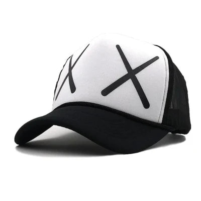 DOUBLE X WHITE NET CAP