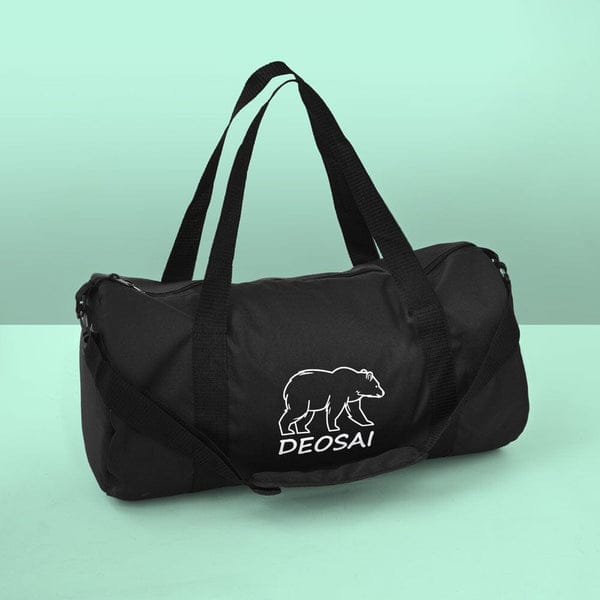 Deosai Printed Strips Style Duffle/Gym Bag